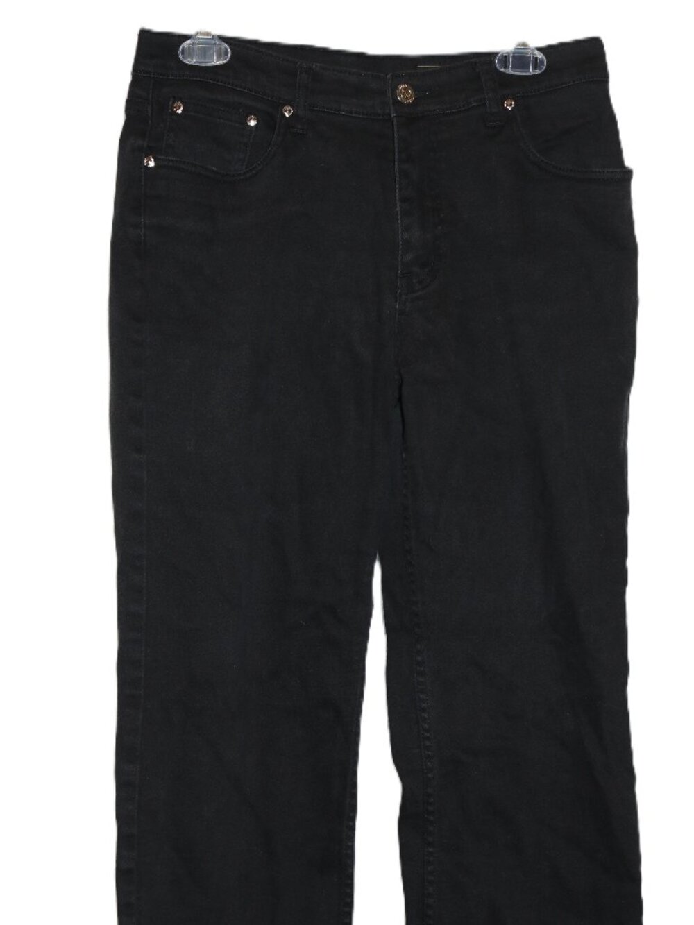 LawMan black vintage jeans are juniors size 9/10 made in Hong Kong